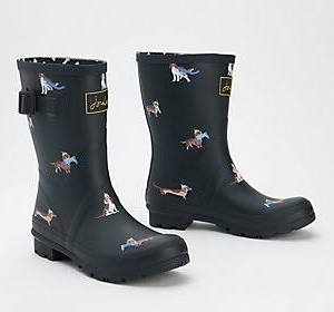 Joules mid rain boots hotsell